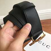 GUCCI Leather belt with Double G buckle 3.4 cm - 2