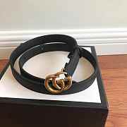 GUCCI Leather belt with Double G buckle 2.0 cm - 5