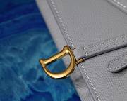 DIOR SADDLE POUCH CLOUD BLUE S5620 SIZE 22 CM - 3