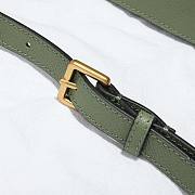 DIOR SADDLE BELT POUCH WILLOW GREEN S5619 SIZE 17 CM - 5
