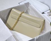 DIOR MEDIUM DOUBLE BAG CREAM M8641 SIZE 28 CM - 5