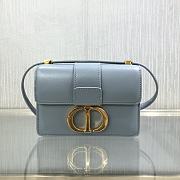 DIOR MICRO 30 MONTAIGNE BAG CLOUD BLUE S2110 SIZE 15 CM - 1