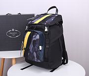 PRADA NYLON AND SAFFIANO BACKPACK-12 2VZ135 SIZE 27 x 45 x 17 CM - 4