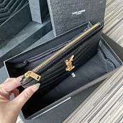 YSL MONOGRAM BILL POUCH GOLD METAL 636312 SIZE 20 CM - 4