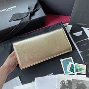 YSL KATE CLUTCH SMOOTH LEATHER GOLD 326079 SIZE 27 x 12.5 x 5 CM - 3