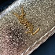 YSL KATE CLUTCH SMOOTH LEATHER GOLD 326079 SIZE 27 x 12.5 x 5 CM - 6