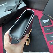 YSL KATE CLUTCH SMOOTH LEATHER WITH TASSEL 326079 SIZE 27 CM - 5