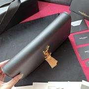 YSL KATE CLUTCH SMOOTH LEATHER WITH TASSEL 326079 SIZE 27 CM - 4