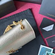 YSL KATE SMALL CLUTCH BAG SMOOTH LEATHER GOLD 326076 SIZE 24 CM - 2