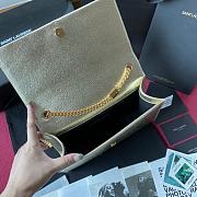 YSL KATE SMALL CLUTCH BAG WITH TASSEL GOLD 326076 SIZE 24 CM - 4