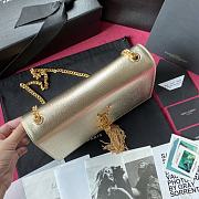 YSL KATE SMALL CLUTCH BAG WITH TASSEL GOLD 326076 SIZE 24 CM - 5
