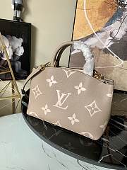 LV PETIT PALAIS BAG TOURTERELLE/CREME M58914 SIZE 29 CM - 5