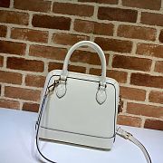 GUCCI HORSEBIT 1955 SMALL TOP HANDLE BAG WHITE 621220 SIZE 25 CM - 6