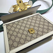 GUCCI QUEEN MARGARET GG SMALL HANDLE BAG WHITE 476541 SIZE 25.5 CM - 2