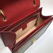 GUCCI QUEEN MARGARET GG SMALL HANDLE BAG RED 476541 SIZE 25.5 CM - 4