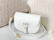 DIOR MEIDUM DIOR BOBBY BAG WHITE M9319 SIZE 22 CM - 1