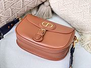 DIOR LARGE BOBBY BAG BROWN WITH OBLIQUE STRAP M9320 SIZE 27 CM - 4