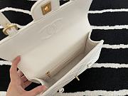 CHANEL MESSENGER FLAP BAG WHITE AS2696 25 CM - 3