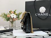 CHANEL MINI MESSENGER FLAP BAG BLACK AS2695 17 CM - 3