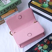 GUCCI GG MARMONT MINI BAG PASTEL PINK 488426 SIZE 18 CM - 5