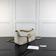 GUCCI GG MARMONT SMALL WHITE ‎443497 SIZE 26 CM - 6