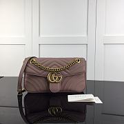 GUCCI GG MARMONT SMALL DUSTY PINK ‎443497 SIZE 26 CM - 1