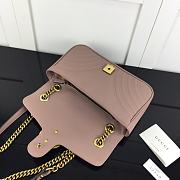 GUCCI GG MARMONT SMALL DUSTY PINK ‎443497 SIZE 26 CM - 3