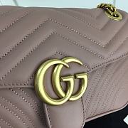 GUCCI GG MARMONT SMALL DUSTY PINK ‎443497 SIZE 26 CM - 5
