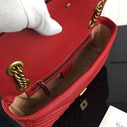 GUCCI GG MARMONT SMALL RED ‎443497 SIZE 26 CM - 5