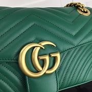 GUCCI GG MARMONT SMALL EMERALD GREEN ‎443497 SIZE 26 CM - 5