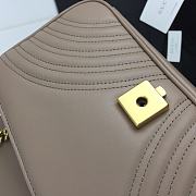 GUCCI GG MARMONT SMALL KINGSPOT GRAY ‎443497 SIZE 26 CM - 5