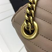 GUCCI GG MARMONT SMALL KINGSPOT GRAY ‎443497 SIZE 26 CM - 6