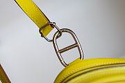 HERMES IN THE LOOP BELT BAG YELLOW 19 CM - 4