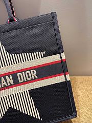 DIOR DIORALPS BOOK TOTE BLACK THREE-TONE EMBROIDERY M1286 41.5 CM - 2