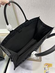 DIOR BOOK TOTE BLACK LEATHER M1286 41 X 32 CM - 4