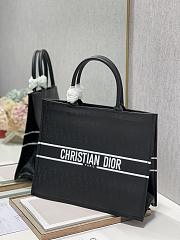 DIOR BOOK TOTE BLACK LEATHER M1286 41 X 32 CM - 5