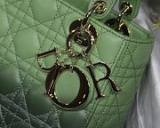 Lady Dior My ABC Green Gradient Cannage Lambskin M0538 Size 20cm - 6