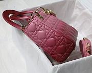 Lady Dior My ABC Pink Gradient Cannage Lambskin M0538 Size 20cm - 2
