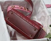 Lady Dior My ABC Pink Gradient Cannage Lambskin M0538 Size 20cm - 6