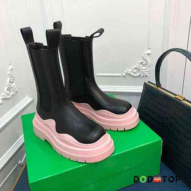 Bottega Veneta Boots in Black/Pink - 1