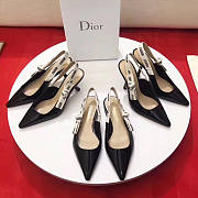 Dior SLINGBACK IN BLACK PATENT CALFSKIN LEATHER 1 - 5