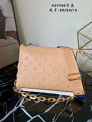 LV Coussin PM Camel M57791 Size 26 cm - 1