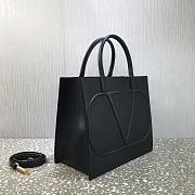 Valentino Medium Garavani Vlogo Walk Tote Bag Black Size 31 cm - 4