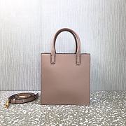 Valentino Small Garavanivlogo Walk Tote Bag Rose Cannelle Size 20 cm - 5