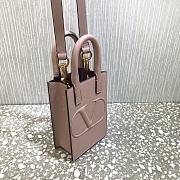 Valentino Mini Garavani Vlogo Walk Tote Bag Rose Cannelle Size 11 cm - 4