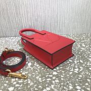Valentino Mini Garavani Vlogo Walk Tote Bag Red Size 11 cm - 2