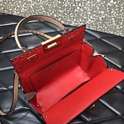 Valentino Rockstud Alcove Box Bag Rose Cannelle WAX0NO Size 19 cm - 2