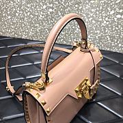 Valentino Small Rockstud Alcove Handbag Rose Cannelle WAX0NO Size 22 cm - 5