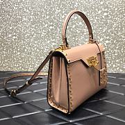 Valentino Small Rockstud Alcove Handbag Rose Cannelle WAX0NO Size 22 cm - 3