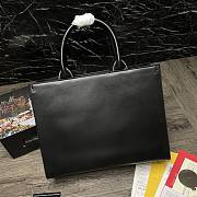 D&G Small Calfskin Daily Shopper With DG Logo Print Black Size 36 cm - 5